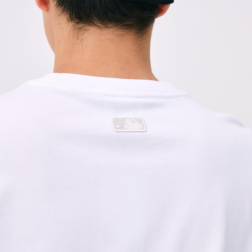 New MLB New York Yankees Basic Collection SS25 T Shirt Unisex White 3ATSB0253-50WHS