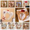 Soft Plush Headbands Fluffy Animal Hair Hoops Cartoon Headwear Cute Hairbands  Girls