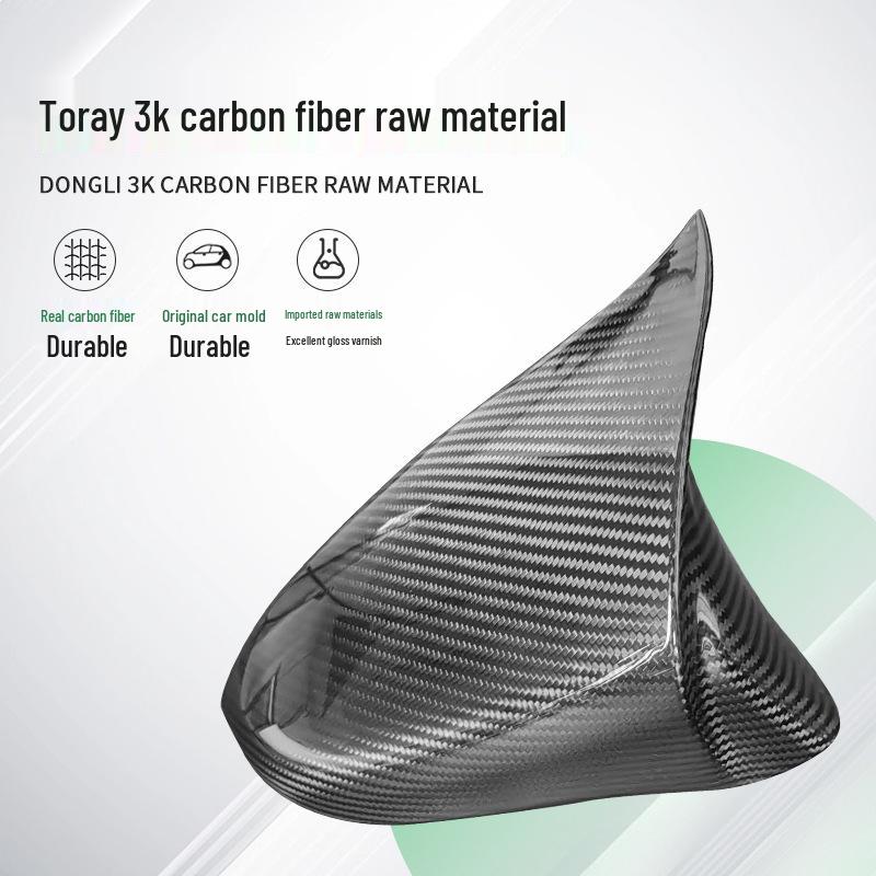 Tantan Carbon Fiber Rearview Mirror Cover for Lexus RC, ES, IS