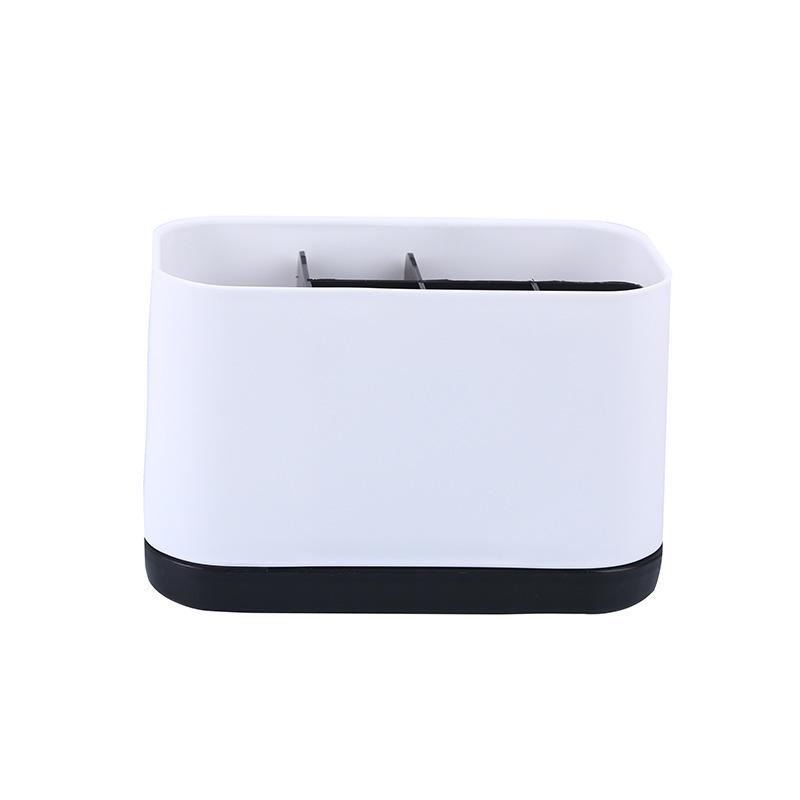 

Настраиваемый съемный органайзер для зубных щеток и зубной пасты с полкой для ванной комнаты и местом для хранения расчесок чёрный