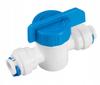 Straight-Through Ball Valve for Osmosis 2x 1/4" Hose for Reverse Osmosis Filter