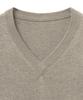 NOIRER FOR WOMAN Wool Blend V-Neck Knit (Beige)
