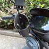 Motorcycle Scooter Cup Holder with Strong Stability & Quick Release Function Adjustable Width Cup Mount Simple Installs