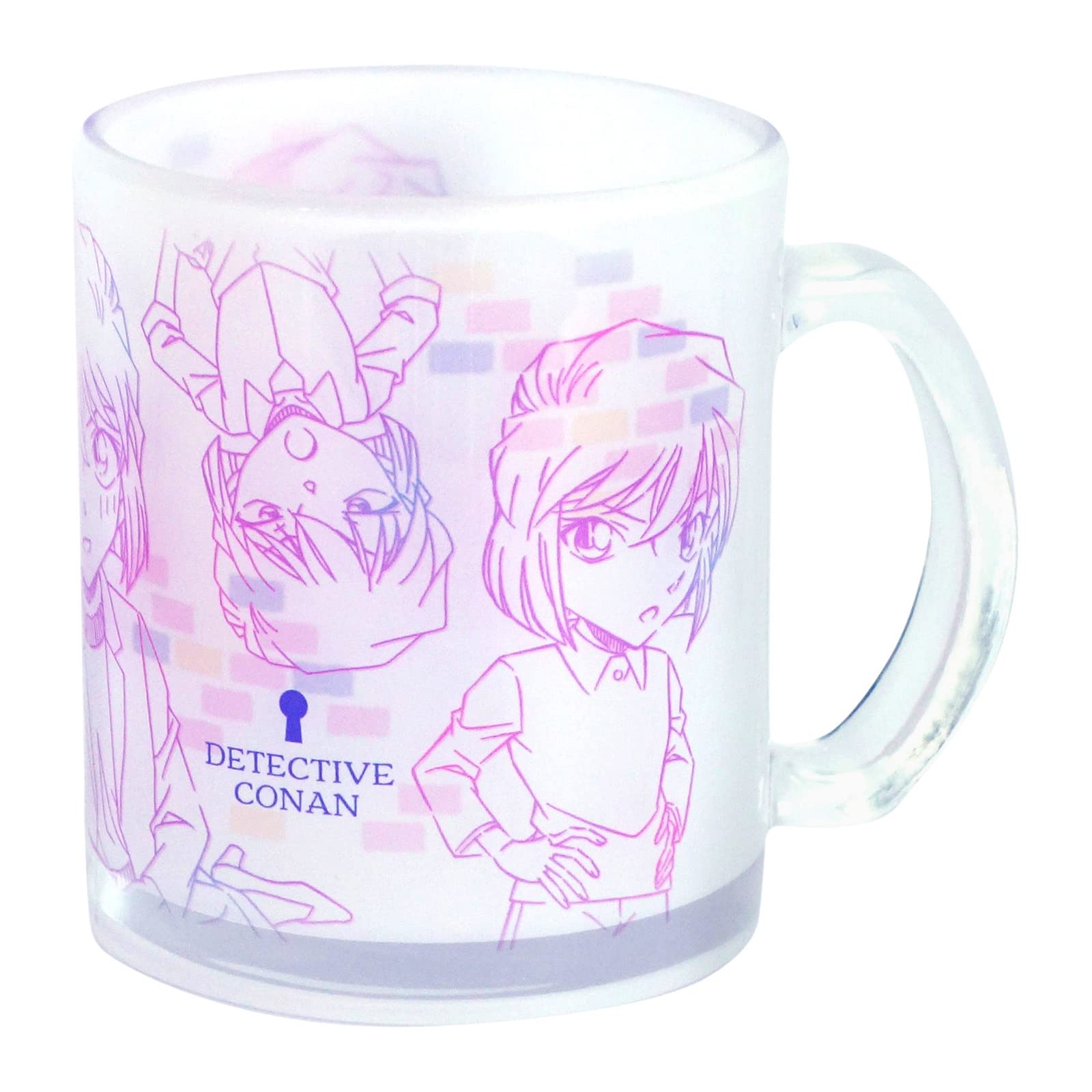 Kaneshotouki Haibara Glass Line Made in 034191  Detective Conan  Mug, Mug, Approx. 320ml, Art, Goods, Tableware, Japan,