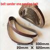 10mm x 330mm Pneumatic Belt Sander Sanding Belts - Abrasive Tool Bundle