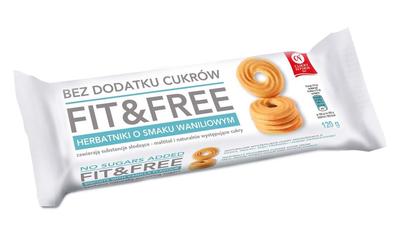 Nyskie Sugars Fit&Free Vanilla Flavored Biscuits with No Added Sugars 120g