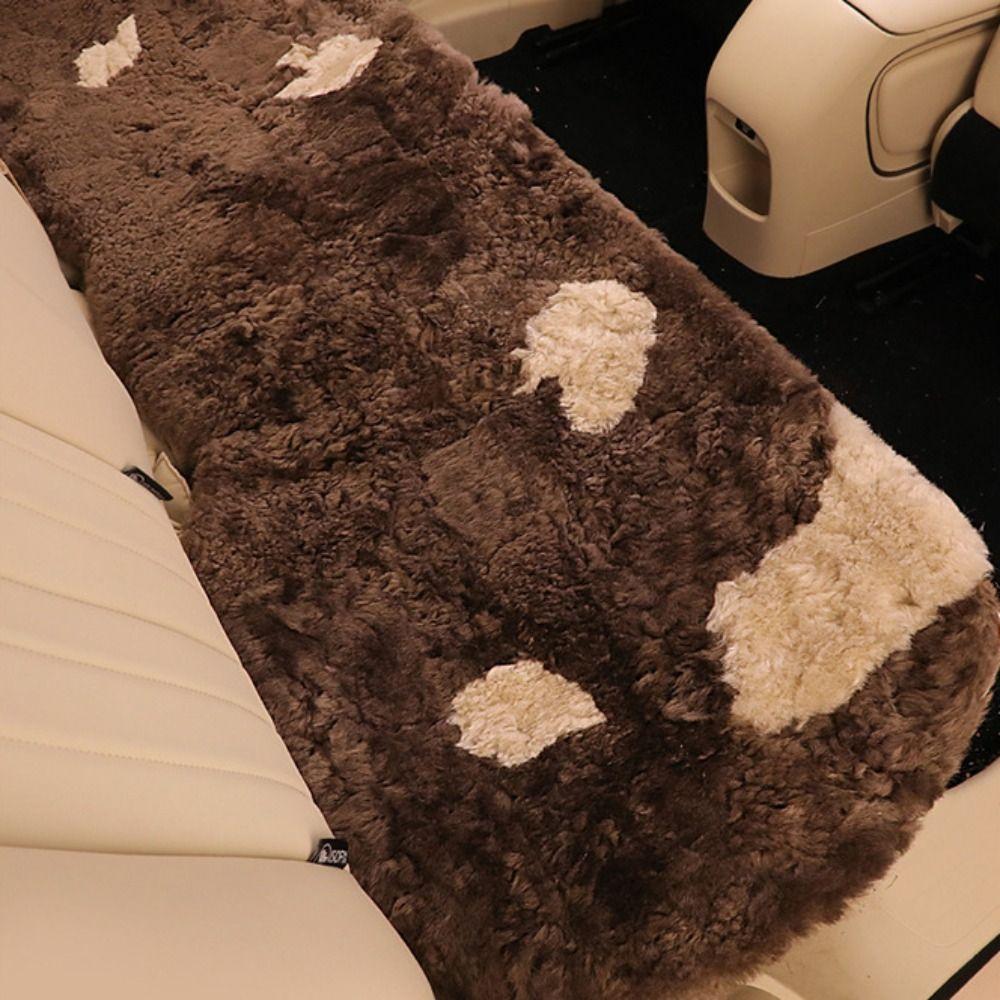 Soft Cartoon Car Warm Cushion Thickened Car Seat Cover Durable Bear Car Seat Cushion  Drive