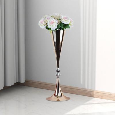 Decorative Vase Anniversary Home Flower Arrangement Wedding Decoration Desktop Decoration Dinner Elegant Flower Trumpet Vase