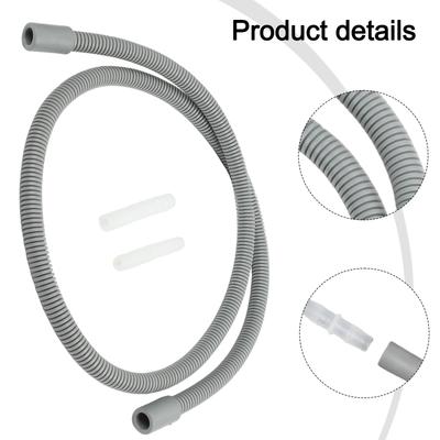 Efficient Drainage Solution Ventless Dryer Hose Dryer Drain Hose Flexible Extension Hose Snug Leak-minimizing Fit