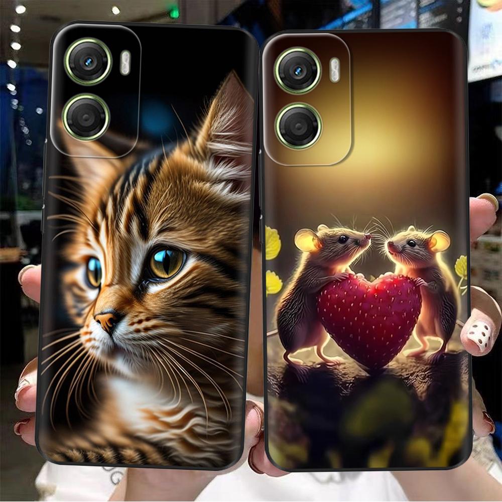 For Motorola Moto G06 Case Silicone Cute Cat Panda Fashion Flowers Love Painted Phone Case For Moto G06 Power MotoG06 Funda Capa