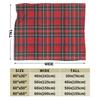Plaid Stewart Tartan Blanket Spring Christmas  Multifunction Lightweight Thin Throw Blankets for Bedding Couch Bedding Throws