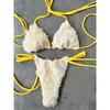 1011 new bikini three-dimensional flower bikini swimsuit fashion vacation beach swimsuit