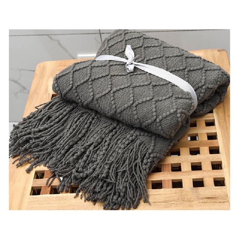 Nordic Knitted Throw Thread Blankets On the Bed Sofa Throw Travel TV Nap Blankets Soft Towel Bed Plaid Tapestry
