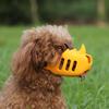 Rhinoceros shaped, medium to large dog mouth cover, pet dog mouth cover, silicone pet mouth cover, anti bite, anti barking, anti eating