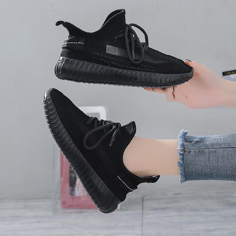 Mujeres Moda Zapatos ligeros para correr de punto mosca Zapatos casuales  transpirables Zapatillas suaves y cómodas Talla 35-40 comprar a buen precio  — entrega gratuita, reseñas reales con fotos — Joom
