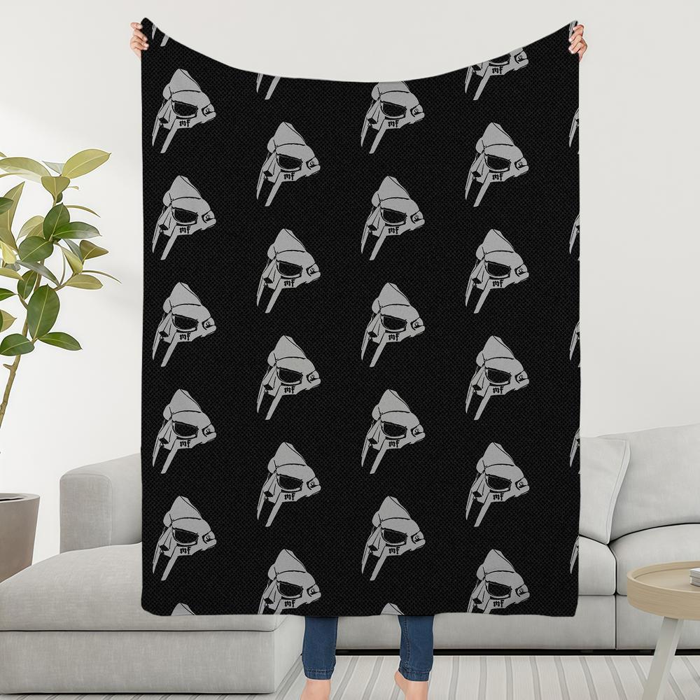 D-DOOMS-ES Blanket Throw M-MFS-ES Super American Cosy Plush Living Room Sofa Rapper Couch Childish Birthday Gifts