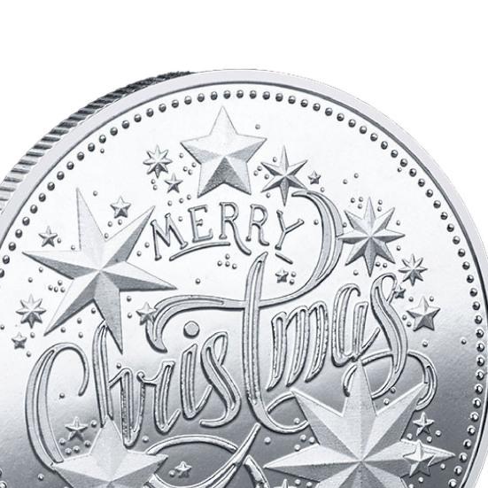 Coleccionable portátil, añadir moneda, ambientes navideños, elemento de patrón de Metal, moneda, regalo para el hogar