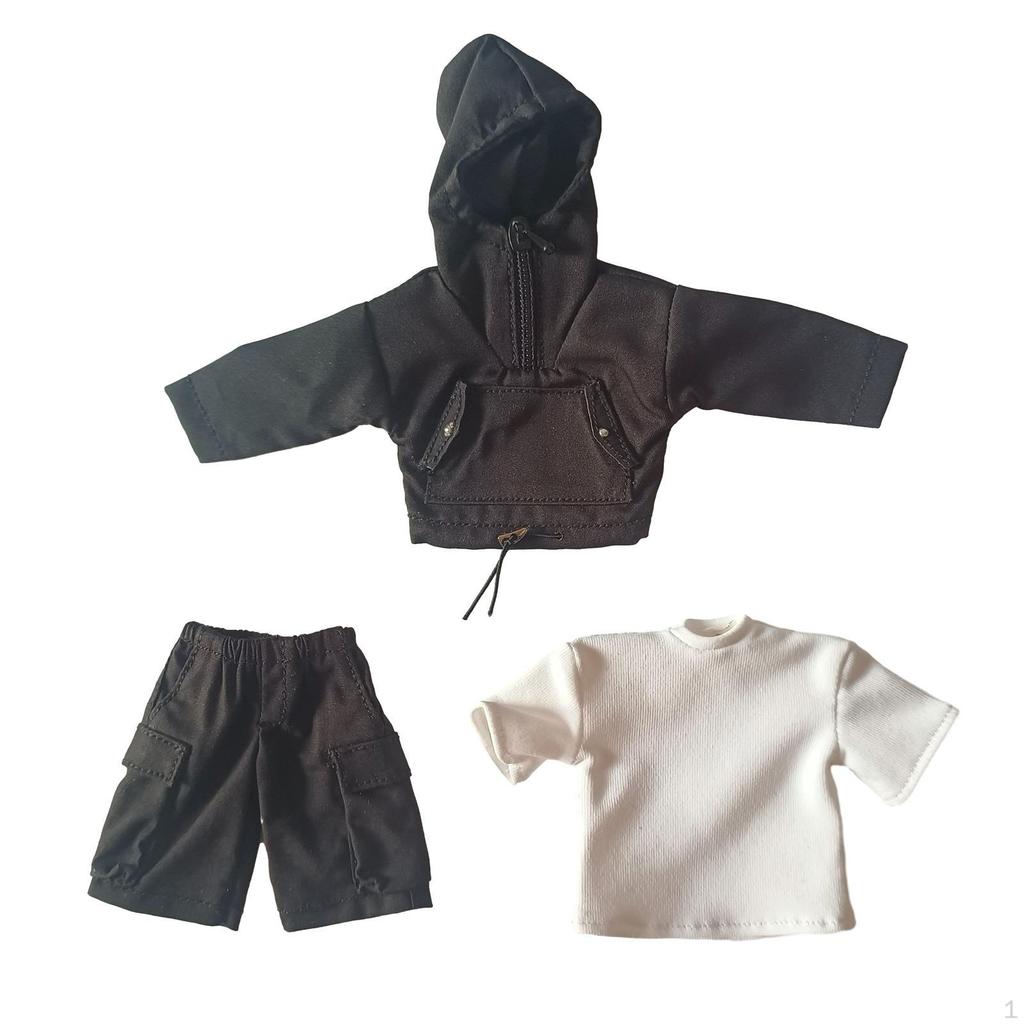 1/12 Male Figure Clothes Men's Casual Outfits, Handmade Fashion Costume for Doll 6inch Action