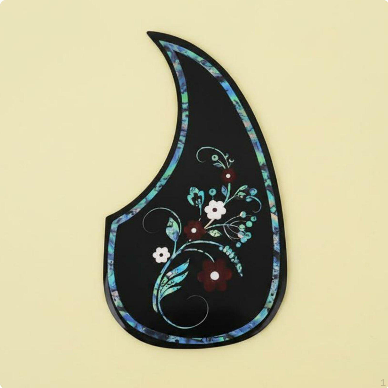 Musical Shield Microthin Acoustic Guitar Pickguard Folk Flower