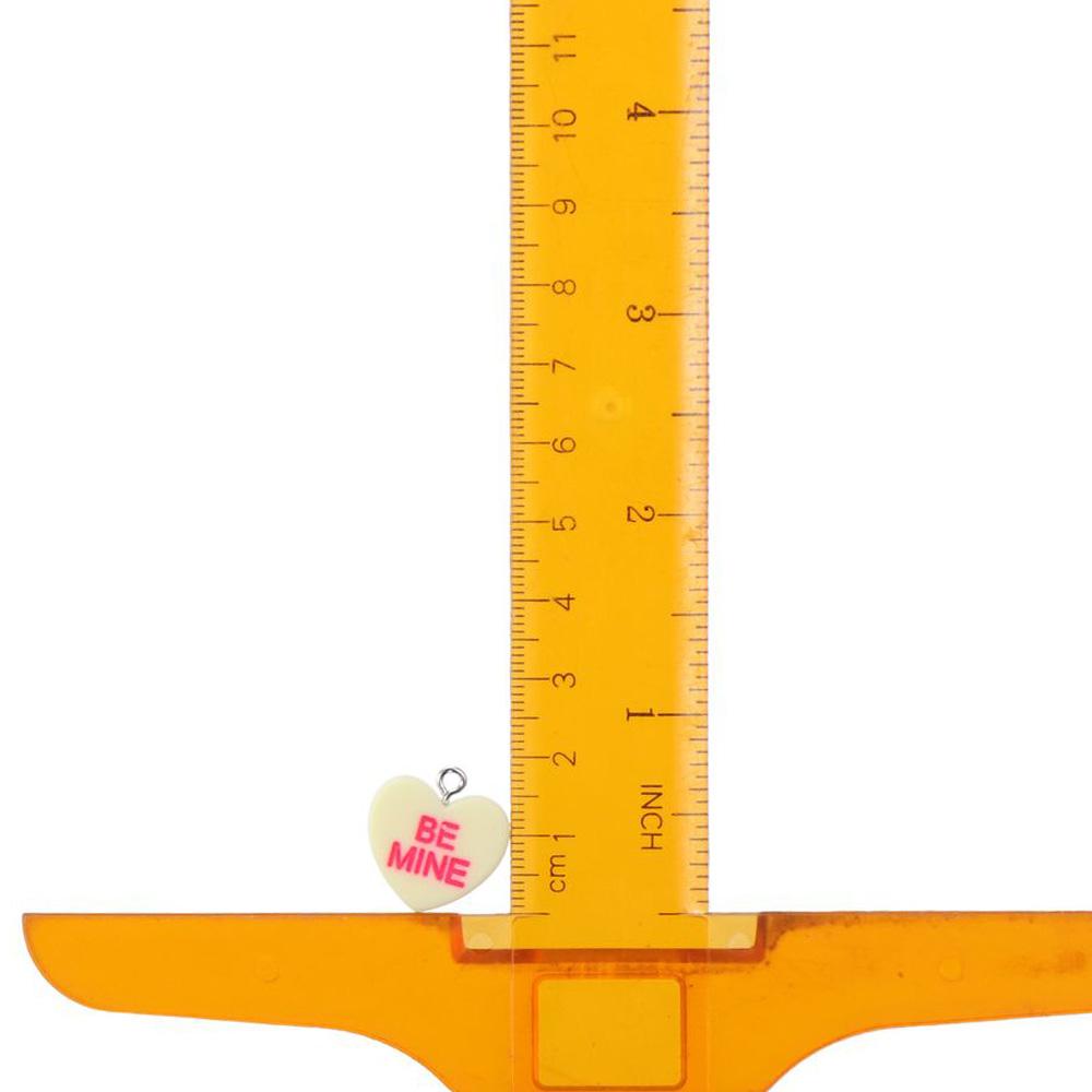 Resin Heart Charms Multicolour Charms Pendant Love Handmade Crafts Lovers