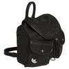 Adidas Originals Casual Versatile Commuter Recycled Nylon Medium Backpack Unisex Backpacks Black JL7653