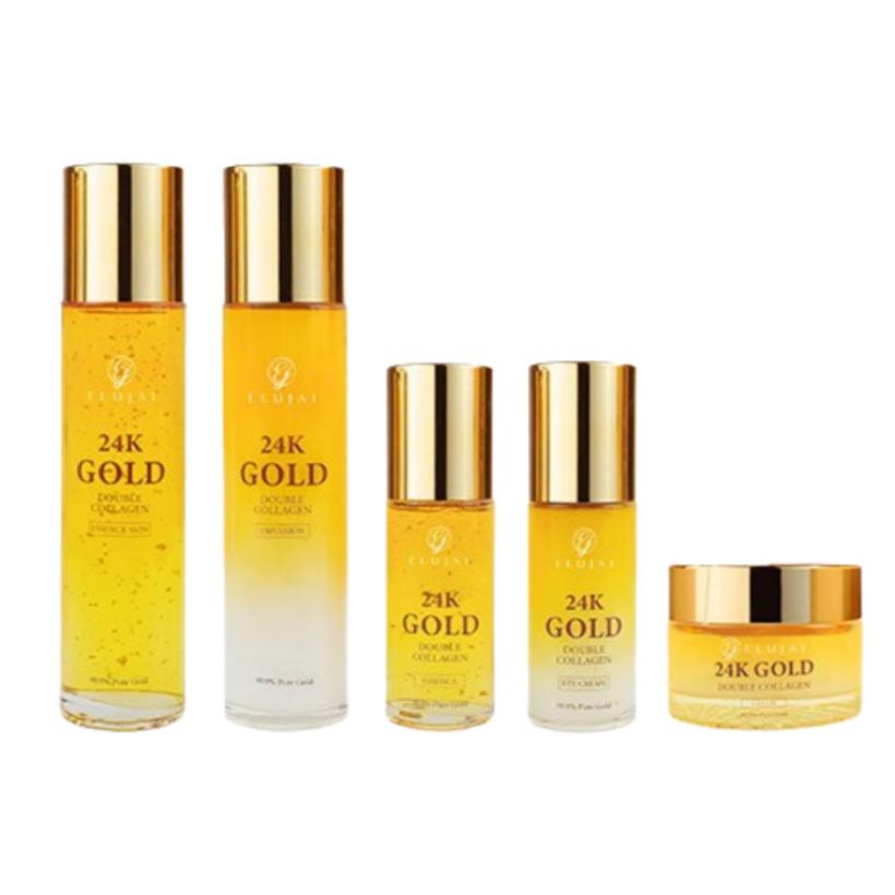 

Eluzai 24K Gold Collagen Skincare 5-piece Special Set Korea Beauty