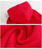 Kids' Round Neck Cotton Hoodie - Warm Fleece-Lined Pullover for Girls in Plain Colors.
