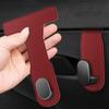 Car Glove Box Purse Hook Universal Hidden Car Hook PU Leather Hanging Hooks Interior Seat Back Hanger Hook Accessories