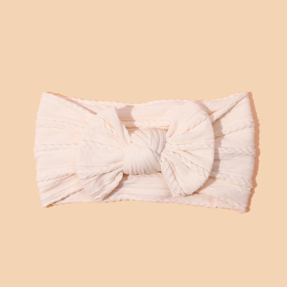1 Pezzo Fascia per Testa Neonato per Bambine Lavorata a Maglia Elastica Turbante per Bambini Fiocchi per Bambini Morbido Nylon Cappelli per Bambini Accessori per Capelli 32 Colori