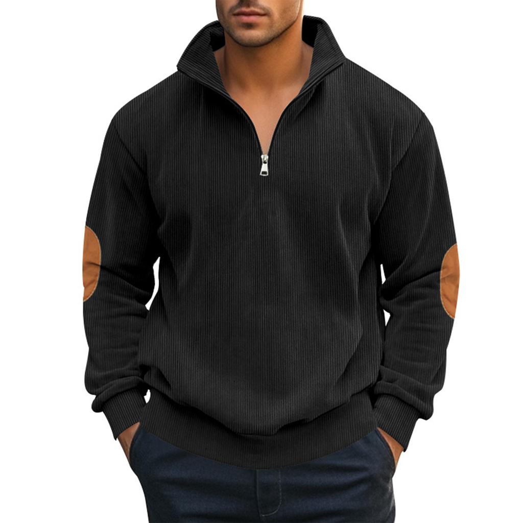 Men's Sweatshirt Loose Solid Color Outdoor Warm Breathable T-Shirt Top