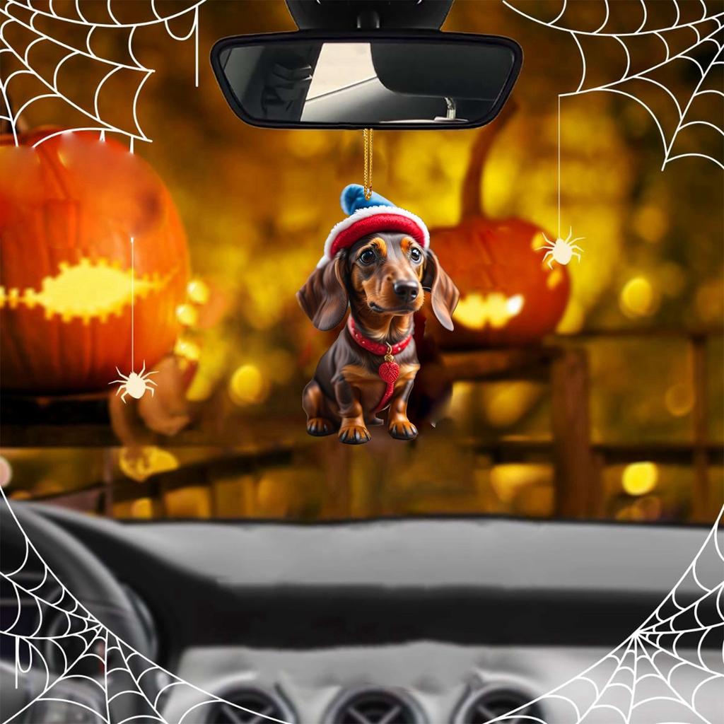 Stuff For Lovers Cartoon Cute Dog Car Hanging Home Tree Pendant Christmas Tree Pendant Home Christmas Baskets With Lights