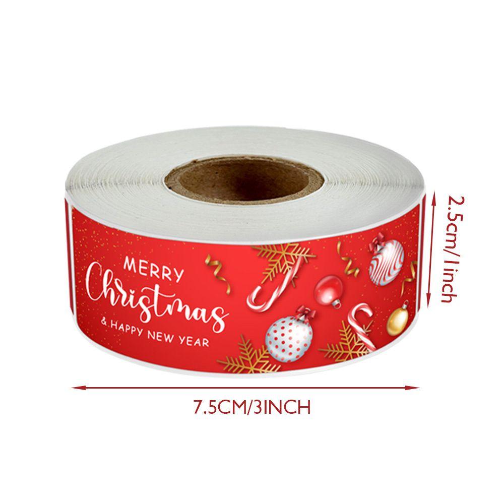 Santa Claus Snowman Package Seal Stickers Gifts Wrapping Decals Merry Christmas Decoration Label