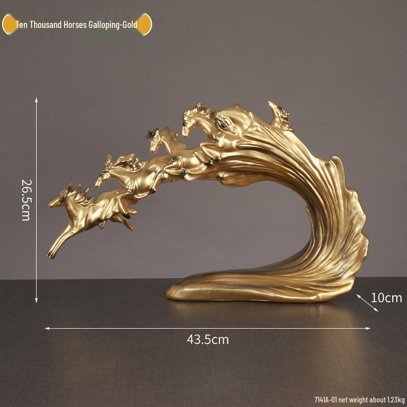 Elegant Resin Ornaments for Home, Office, or Bookshelf Decor