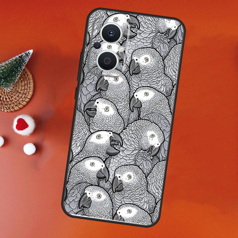Colorful Parrots Case For OPPO Find X9 X5 X6 X8 Pro OPPO Reno 14F 13F 12F 11F 10 12 13 14 Pro 7 8 Lite Cover