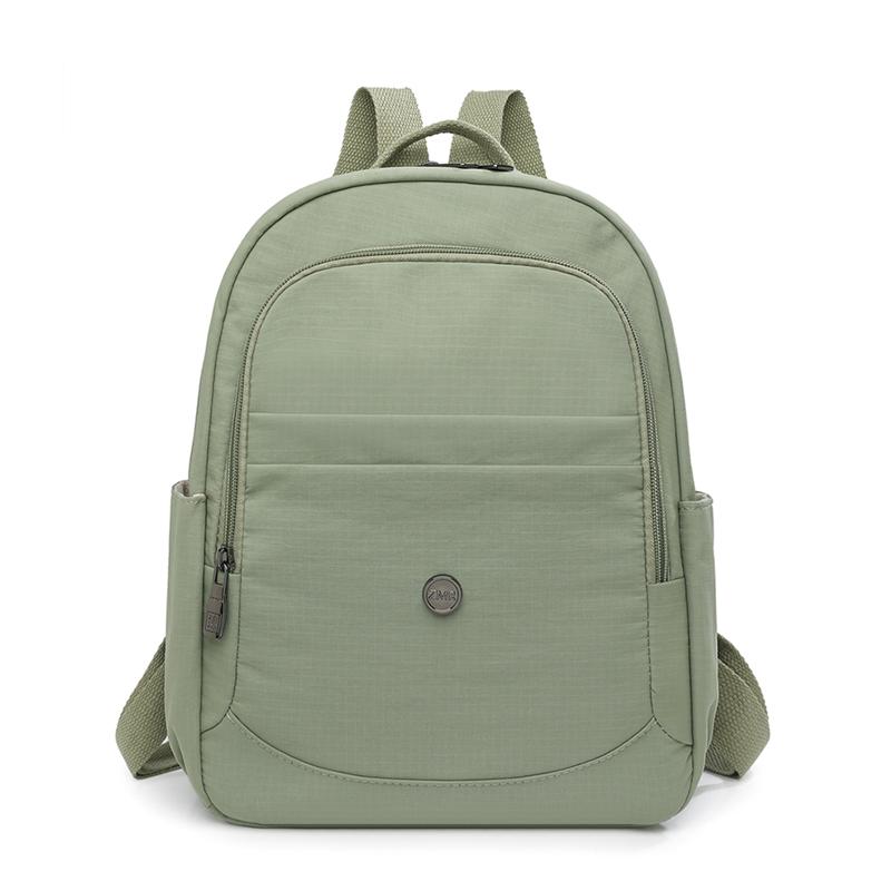 Damen Mehrschichtiger Kurzer Reise Kleiner Rucksack Nylon Wasserdicht Leichter Schulrucksack