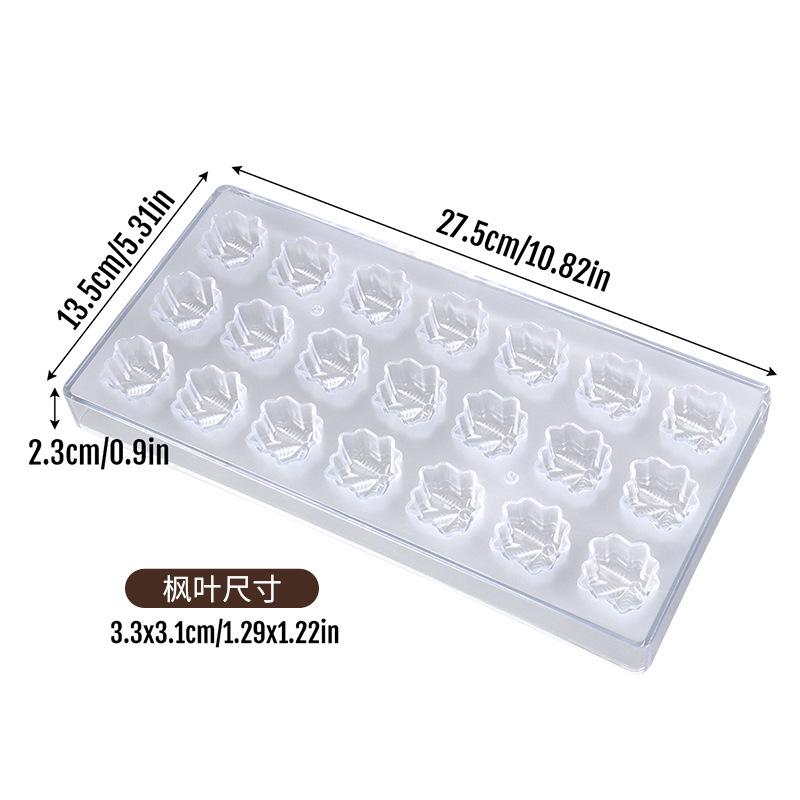 Food-grade Chocolate Molds, DIY Three-dimensional Transparent Molds, Household Molds for Cakes and Candies