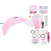 Nail Art Kit for Beginners with Nail Drill Manicure Lamp Glitter Decoration for Women Home DIY