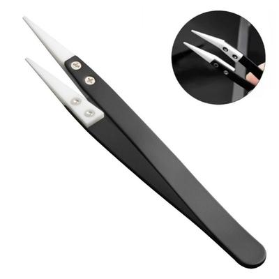 Heat Resistant Electronic Soldering Tweezers Industrial Ceramic Tweezers  Industrial Applications