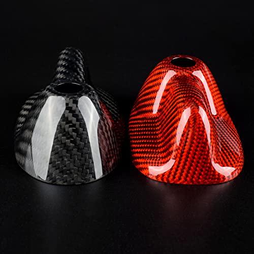 AIRSPEED Shark Fin Antenna Cover for Mini Cooper R55/R56, Waterproof Protective Layer, Carbon Fiber Look Car Decoration (Black)