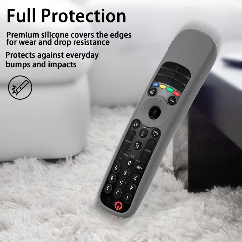 Remote Control Case for ANMR21N21GA/MR21GC Silicone Material Precise Cutouts NonSlip Surfaces Protections