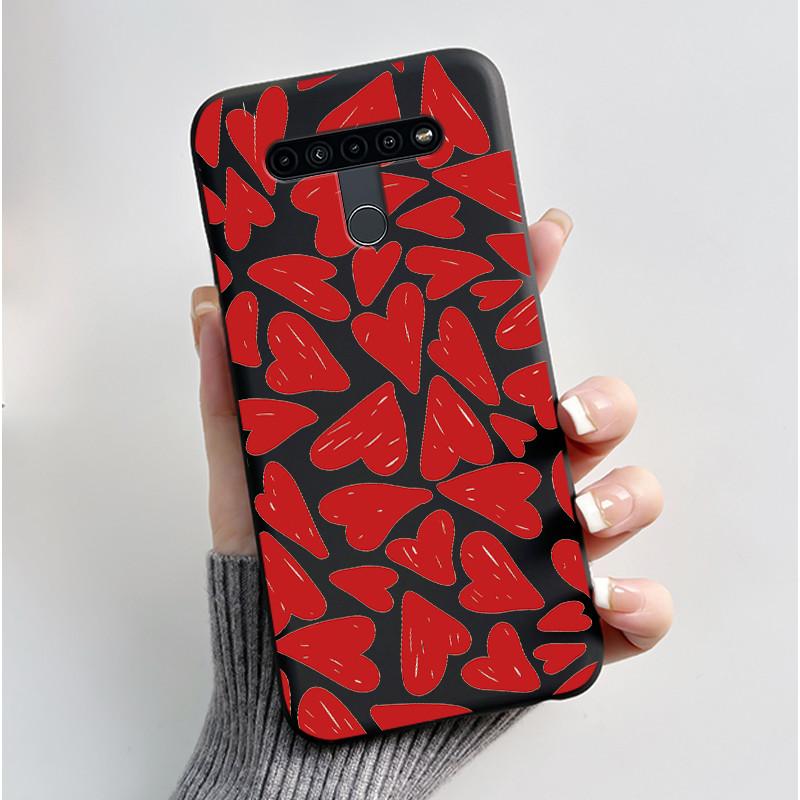 Casing For LG K41S K51S LM-K410 LM-K510 Super-Thin Slim Case Luxury Cute Cool Boys Girls Black Matte Soft Silicone Back Cover