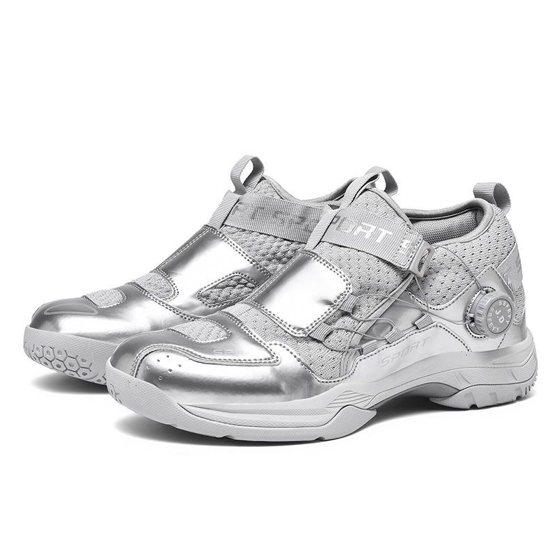 

New badminton shoes, the same for men and women, professional sneakers, non-slip, shock-absorbing, breathable training, sports shoes, table tennis sho 46 серый