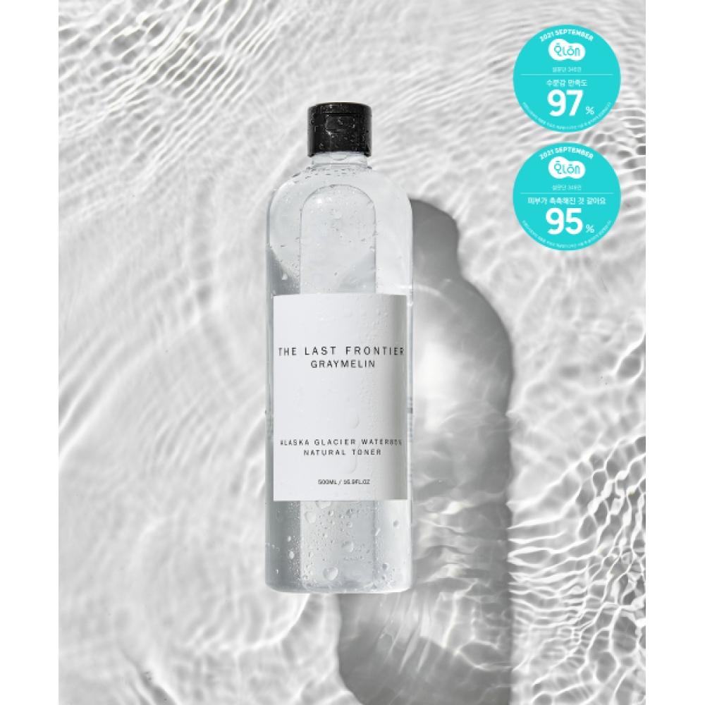 Greymelin [whitening Anti Wrinkle Function] Alaska Natural Large Capacity Toner 500ml 2