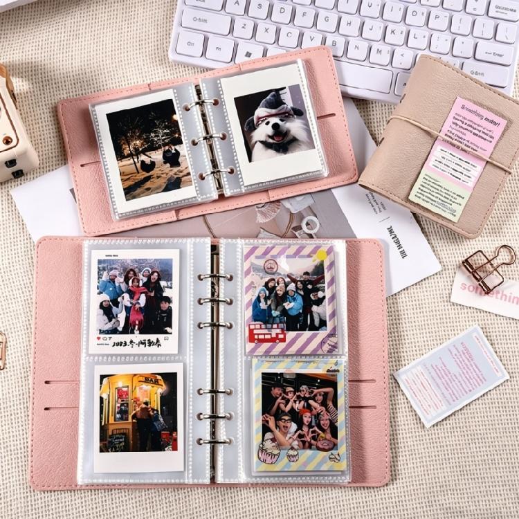 Leather Scrapbook With 100 Pocket Capacity 180 Degree Lay Flat Binding Photo Album With Sleeves Ideal For Collections
