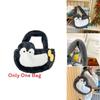 Plush Penguin Handbag With Inner Zipper Pocket For Women