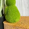 6.69inch Standing Moss Rabbit, Easter Garden Decoration, Indoor Potted Plant Decor, Moss Rabbit Ornament, Tabletop