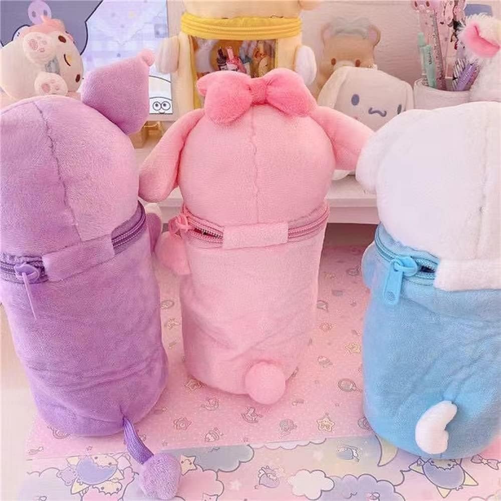 Cinnamonroll Pencil Case Plush Pen Small Item Writing Makeup Character Pouch, Pouch, Case, Utensils, Stationery, Pouch, Back-to-School Gift, Boys,