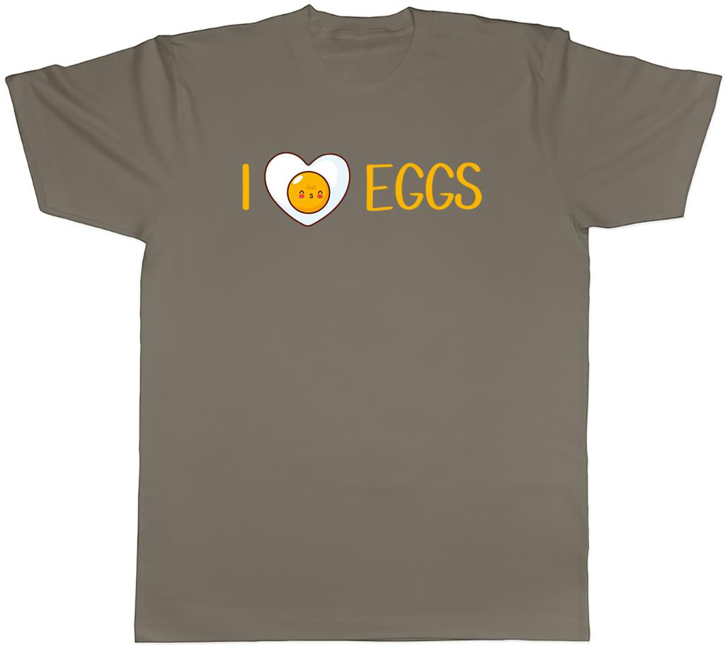 I Love Eggs Unisexs TShirt Foodie Poached Omellete Fried Scrambled Tee Gift