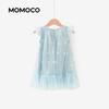 MOMOCO Girls' Blue Princess Summer Dress
