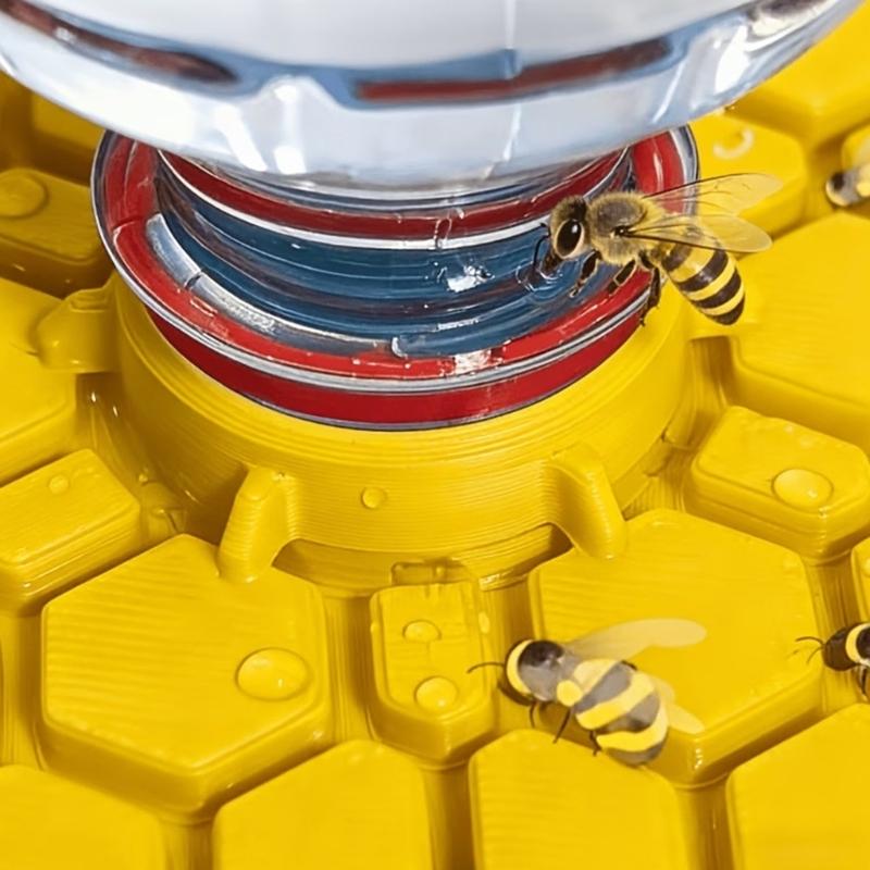 3D Printed Bees Water Feeders Safe Drinking Dish Safe Honeybees Drinking Station for Garden Patio Beekeeping Supply